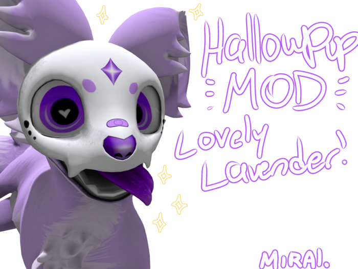 MIRAI. Hallowpup Mod - Lovely Lavender