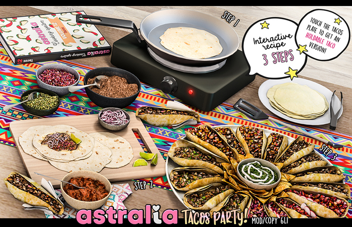 Astralia x SOS - Tacos Party! (Interactive Recipe)