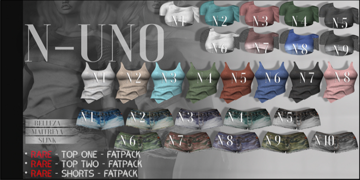 N_Uno - Donna Top 2 // FATPACK RARE
