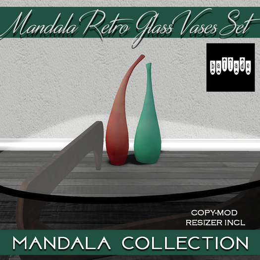 ~Ballade~ Mandala Vases Set 