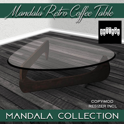 ~Ballade~ Mandala Retro Coffee Table 