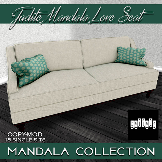 ~Ballade~ Jadite Mandala Loveseat 