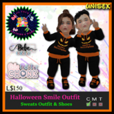 *LVD*  Halloween Smiles Sweats - BeBe Toddler & Toddler Chonk