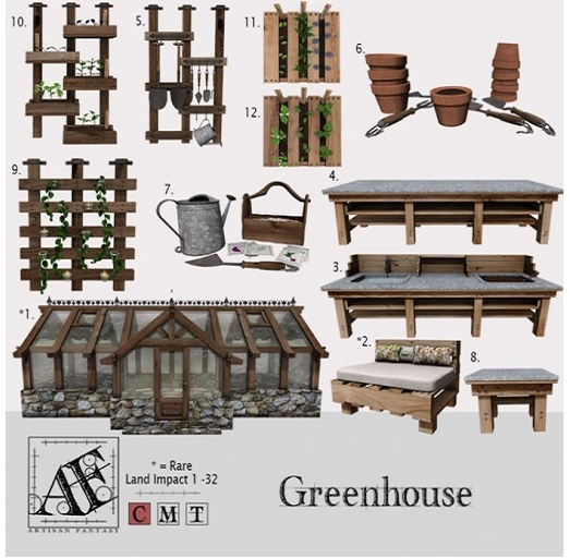 *AF* Greenhouse 02 - Bench RARE