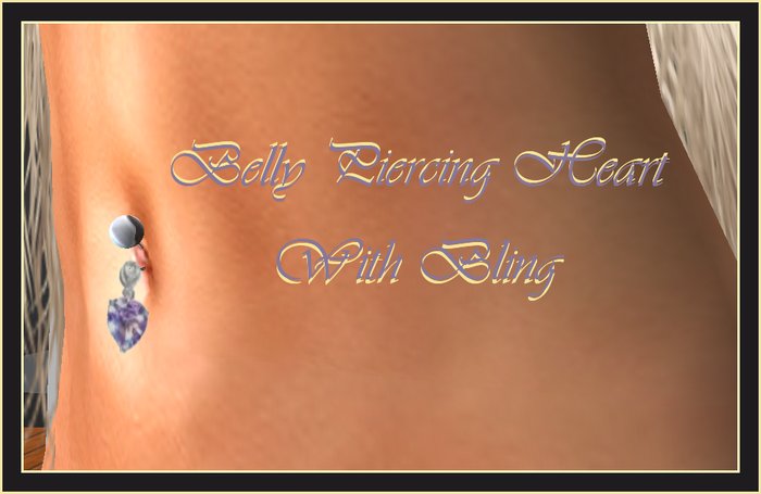 Belly Piercing Heart v3