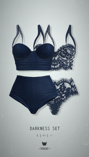 -Pixicat- Darkness Set (Blue)