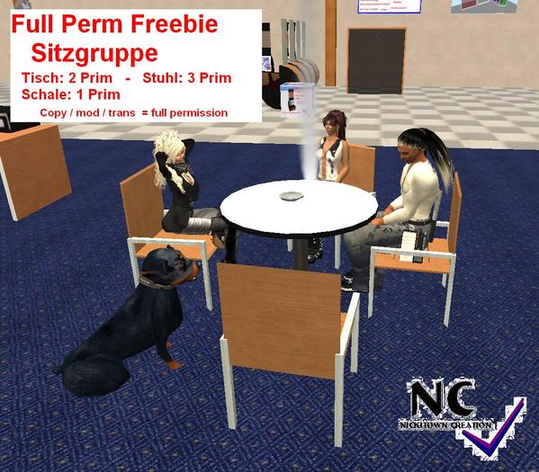 Full Perm Freebie Sitzgruppe