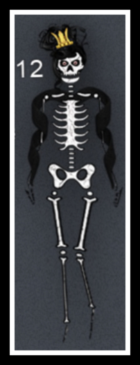 12 MOoH! Flat skeleton avatar Evil queen