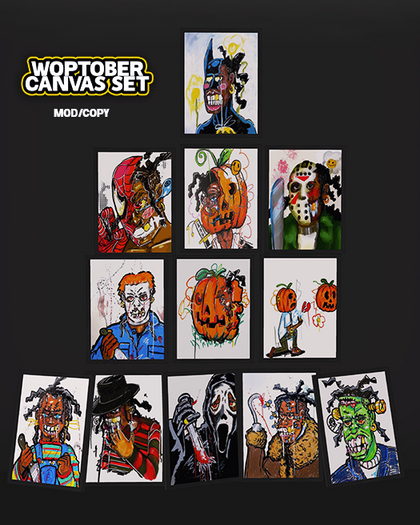 "U-G. THE WOPTOBER CANVAS SET (BUNDLE)