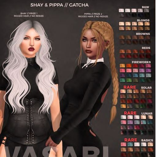 Wasabi // Shay Mesh Hair - Reds