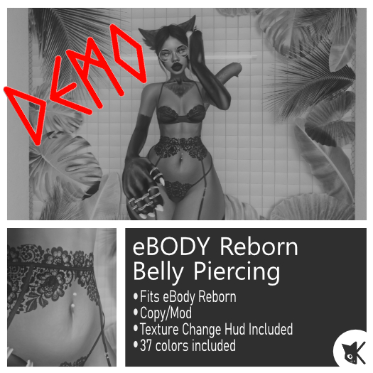 Kottr eBody Reborn Belly Piercing DEMO