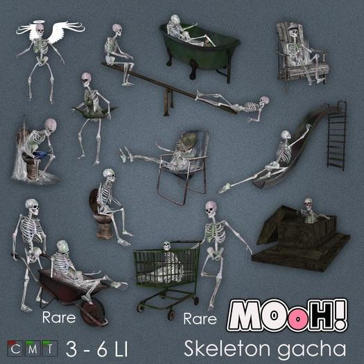 10 MOoH! Skeleton Wheelbarrow 3LI RARE