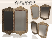 Zara Mesh - Antique - Victorian Mirror - FULL PERM MESH