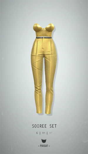 -Pixicat- Soiree Set (Gold)