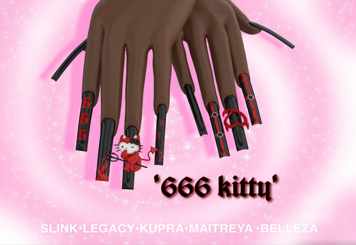 pixzie;* '666 Kitty' set