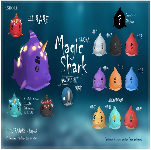 :ANDORE: - gacha - Magic Shark #7  UNCOMMON