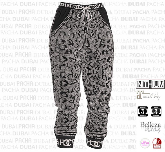 PACHA -Pants- Tiger silver