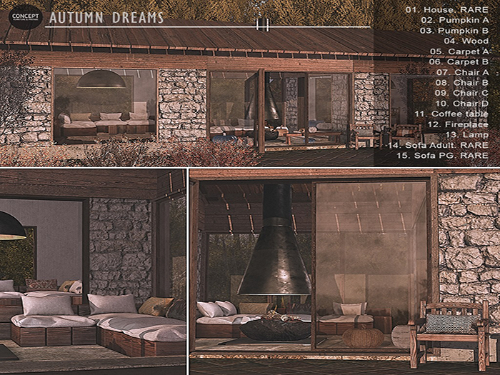 01. Concept} *Autumn Dreams. House. RARE