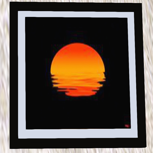 Frame Red Moon GIF