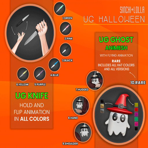 10. SINCHIxLolla UG Ghost Animesh RARE