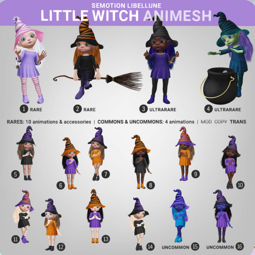 SEmotion Libellune Little Witch Animesh COMMON 08