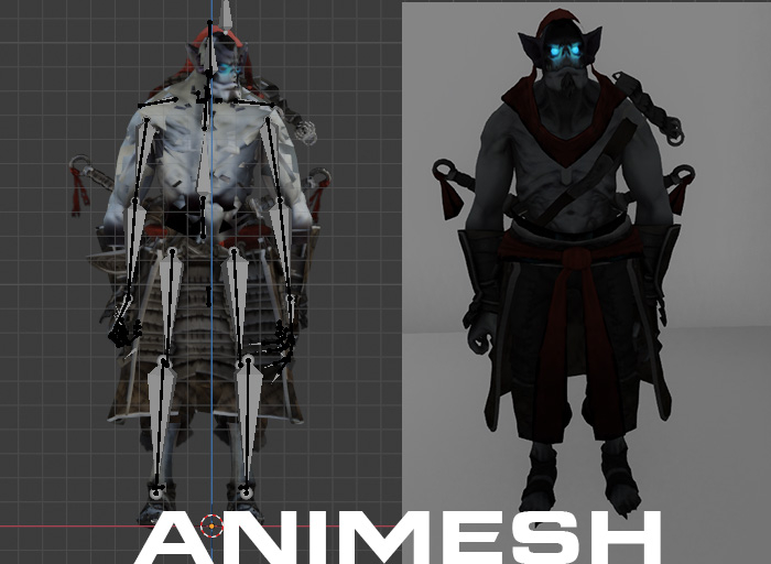 animesh dark orc