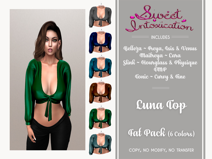 ::Sweet Intoxication:: Luna Top - FAT PACK