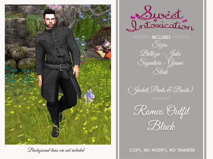 ::Sweet Intoxication:: Romeo Outfit - Black