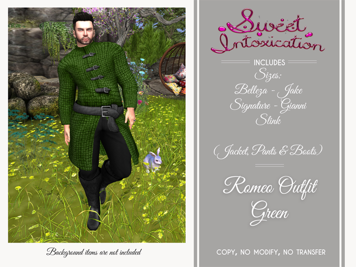 ::Sweet Intoxication:: Romeo Outfit - Green