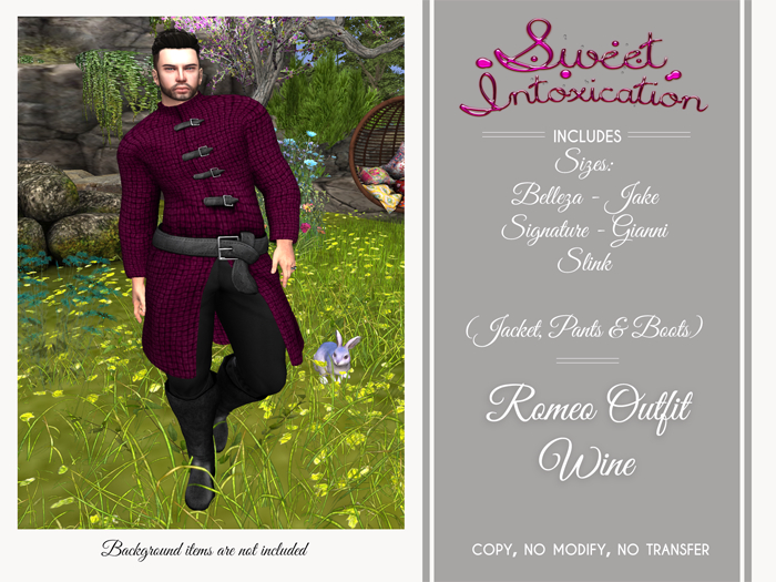 ::Sweet Intoxication:: Romeo Outfit - Wine