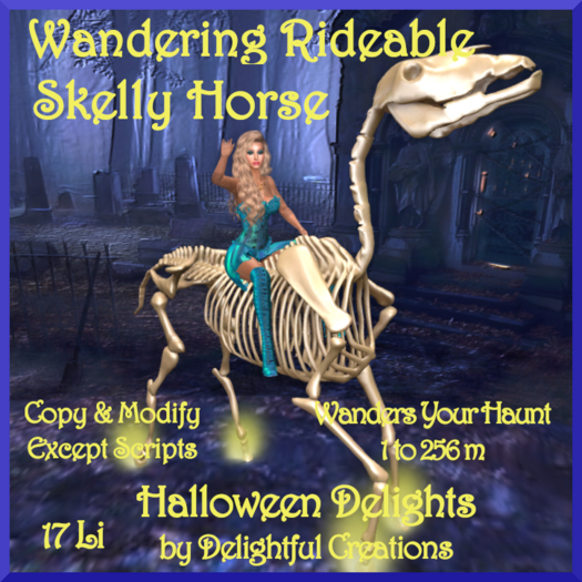 Wandering Rideable Skelly Horse