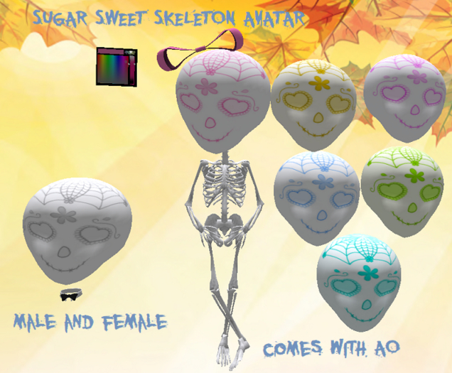 **TWIZ** Sugar Sweet Skeleton Avatar