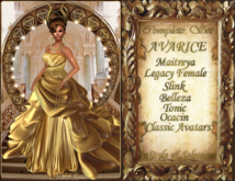 SALE-InSel Project-Complete Set- 7 Sins* AVARICE*