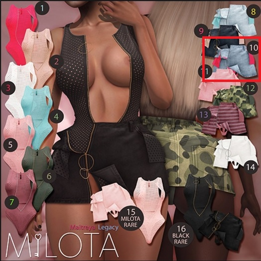 10. MILOTA - Skirt Blue MAITREYA