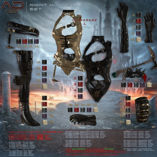 [16] [AD] - NH - Stockings & Knee Pads - Red - LEGACY