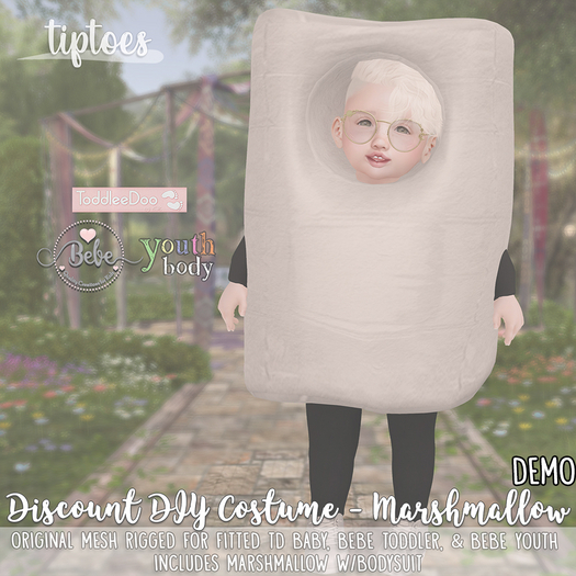 . tiptoes - Discount DIY Costume - Demo Marshmallow