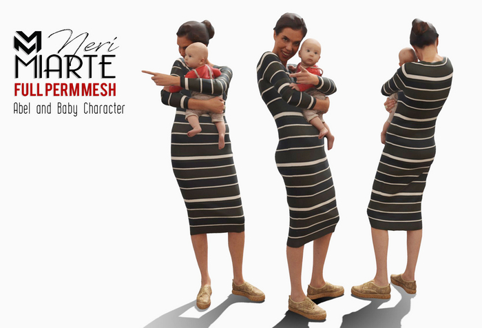 .::Neri M I A R T E ::.Full Permission Abel and Baby Character
