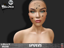 LOLLY's BOM things... [tattoo] Halloween - Spider (face)