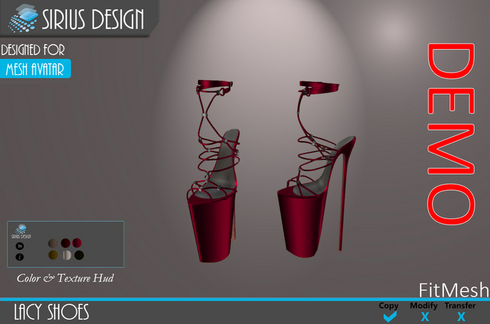 Sirius Design Lacy Shoes Boxed==DEMO