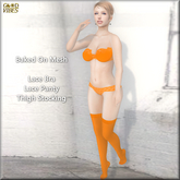 BoM Colors Orange Lingerie Set * Unpacker