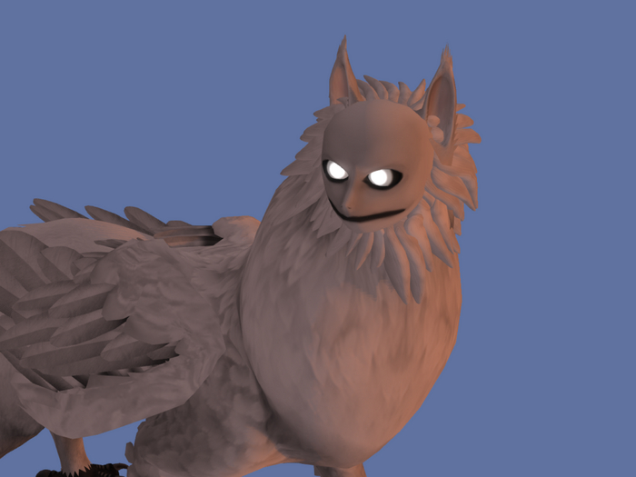 griffin humanoid head