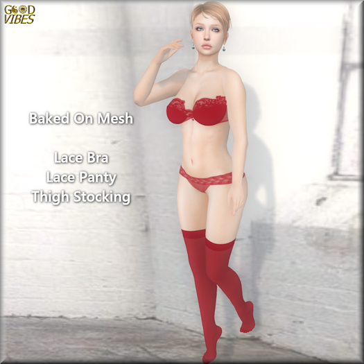 BoM Colors Red Lingerie Set * Unpacker