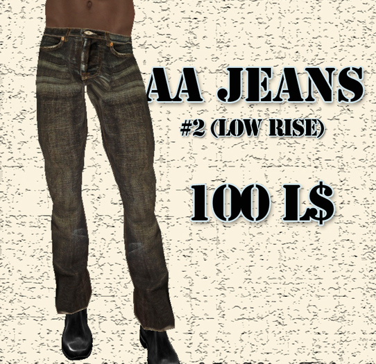 AA JEANS #2 low rise 