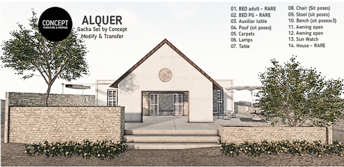 14. Concept} ALQUER.HOUSE . RARE