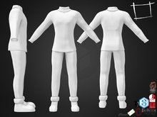 Men's Stylized Winter Outfit Slink Male, Belleza Jake, Signature Gianni, Legacy Male, Ocacin Gamit