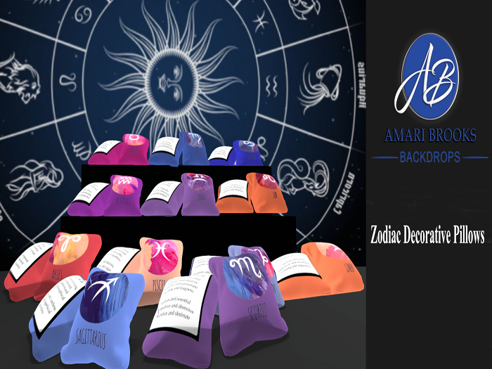 Zodiac Decorative Pillow (Libra)