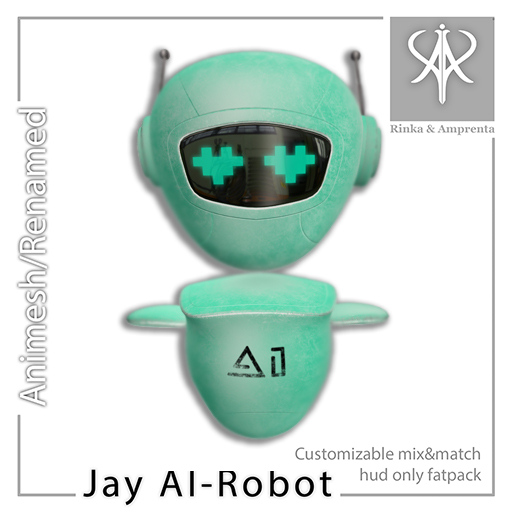 RINKA&AMPRENTA - Jay AI-Robot Turquoise