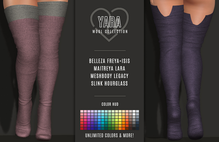 LW - Yara - Socks - Wool & HUD