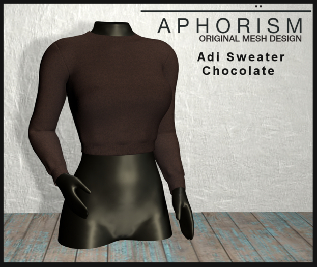 !APHORISM! - Adi Sweater Chocolate