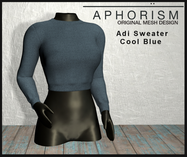 !APHORISM! - Adi Sweater Cool Blue